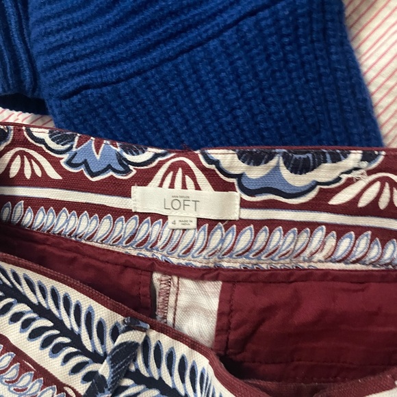 LOFT RIVIERA 4” COTTON BOHO PRINT SHORTS SIZE 4 - Picture 5 of 5